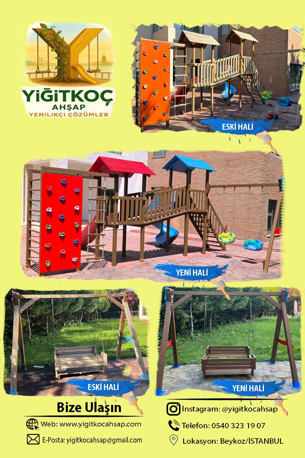 Ahşap Park Bakım Onarımları